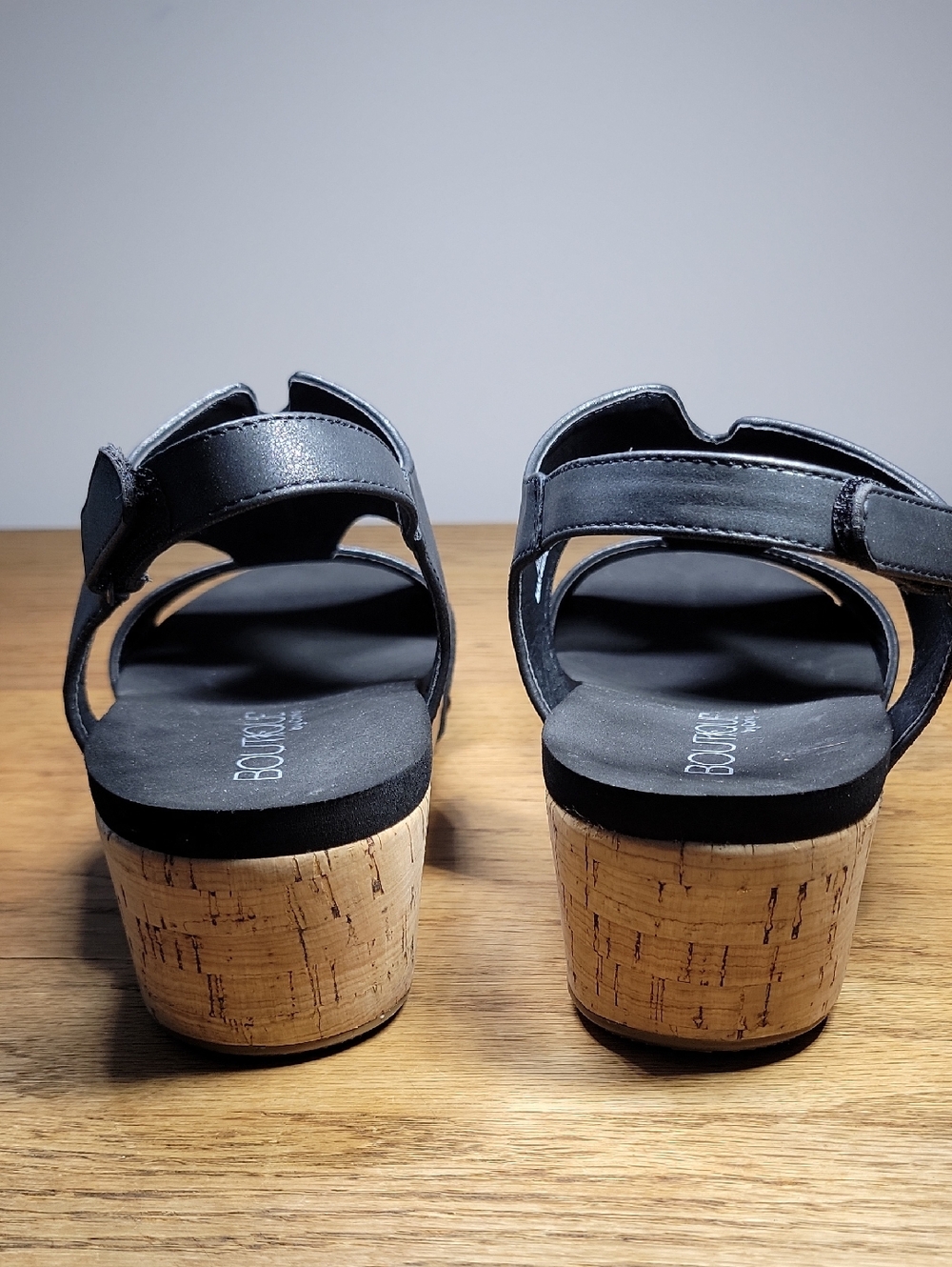 Boutique by Corky's Black Refreshing Studded Wedge Women's Sandals Size 10 - Picture 5 of 13